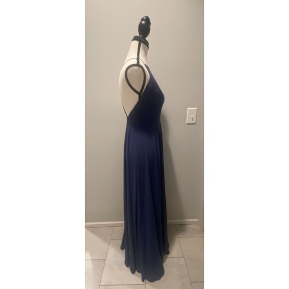 LULUS Mythical Kind of Love Navy Blue Maxi Dress Size Small - Picture 2 of 4